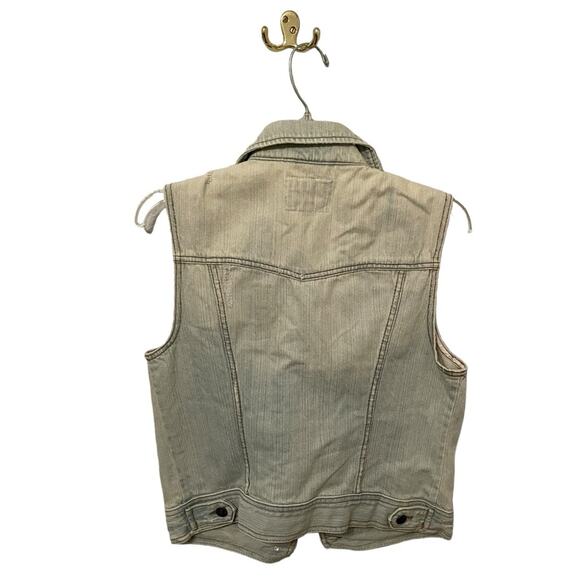 Vintage Forever 21 Button Down Denim Vest - Picture 5 of 5